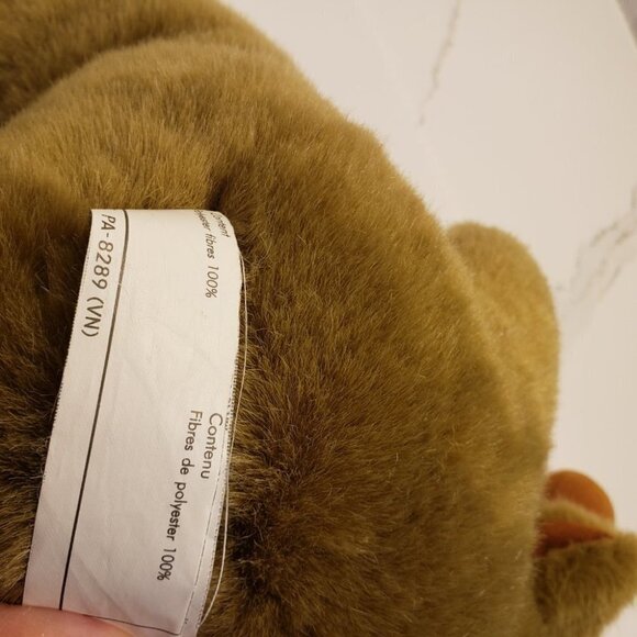 Ikea Plush Brown Moose Rust Color Antlers 17" l Antlers Stuffed Animal - Picture 9 of 10